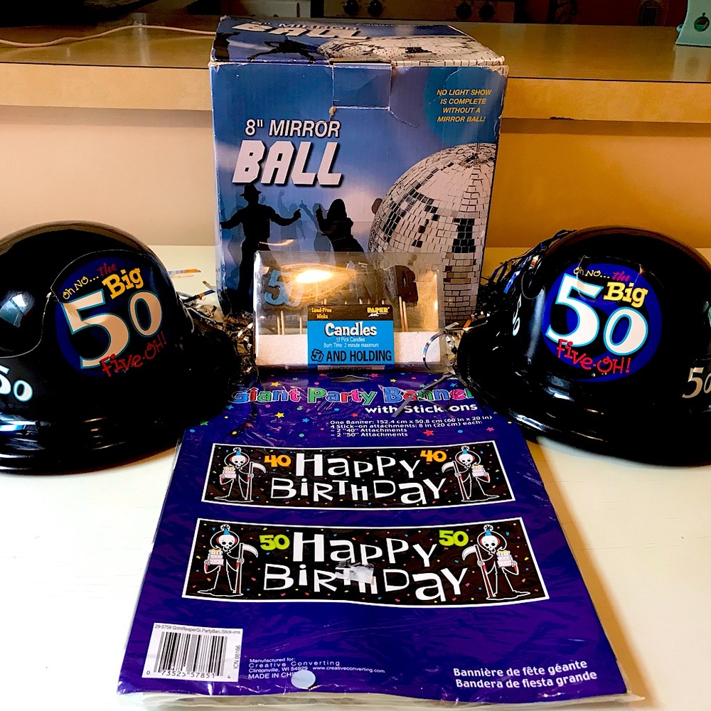 New Happy 50th Birthday 6 piece Party Pack 🎉